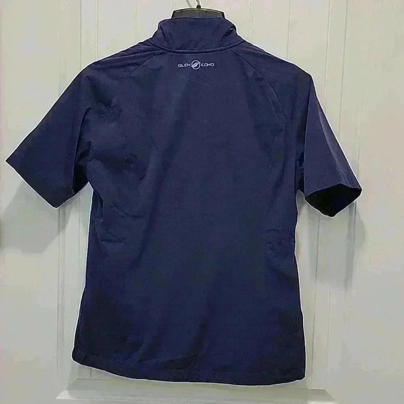 Glen Echo Golf Water Repellent Full Zip Half Sleeve Jacket Size Small - Picture 6 of 7